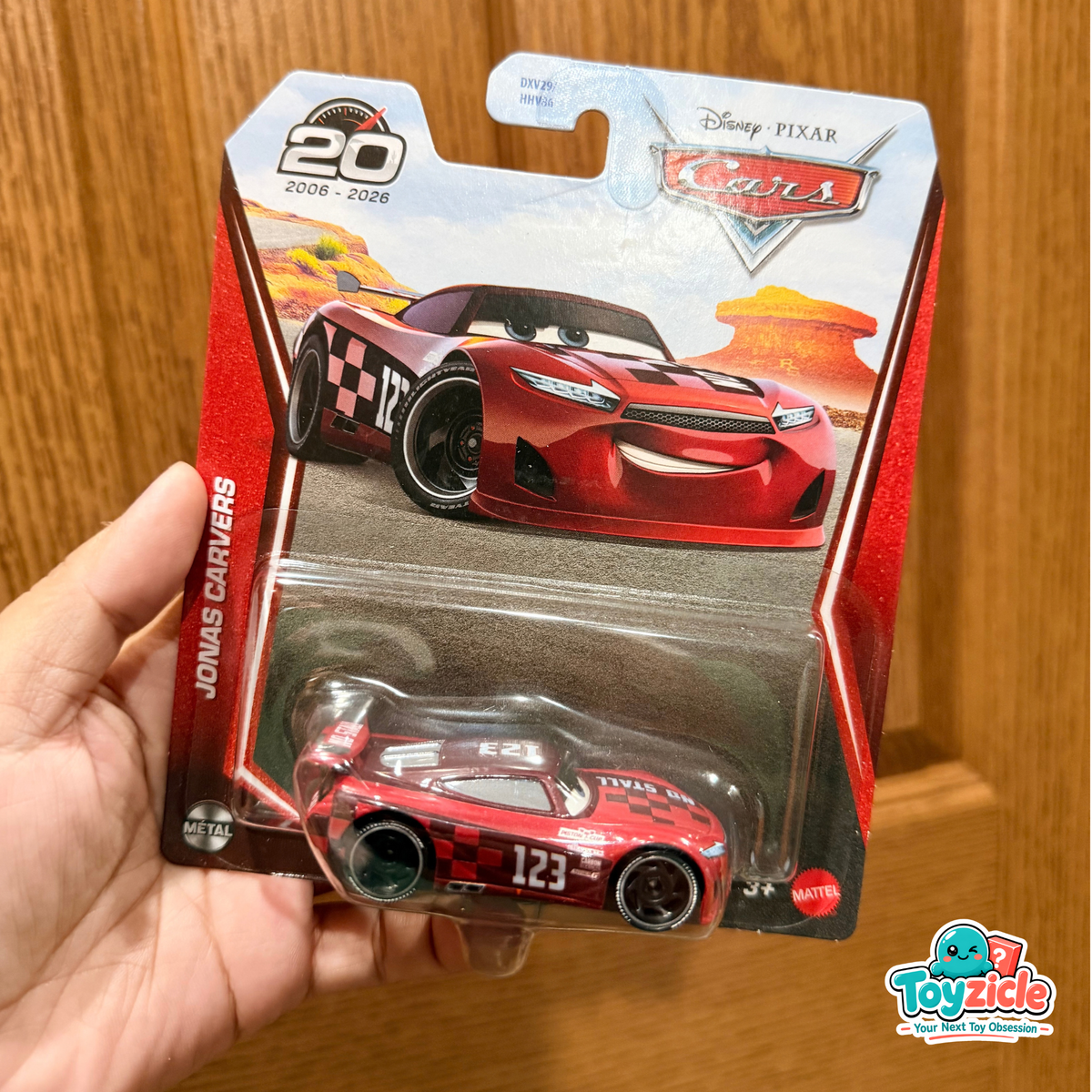 Disney Pixar Cars - 20th Anniversary Jonas Carvers Diecast Car 2026