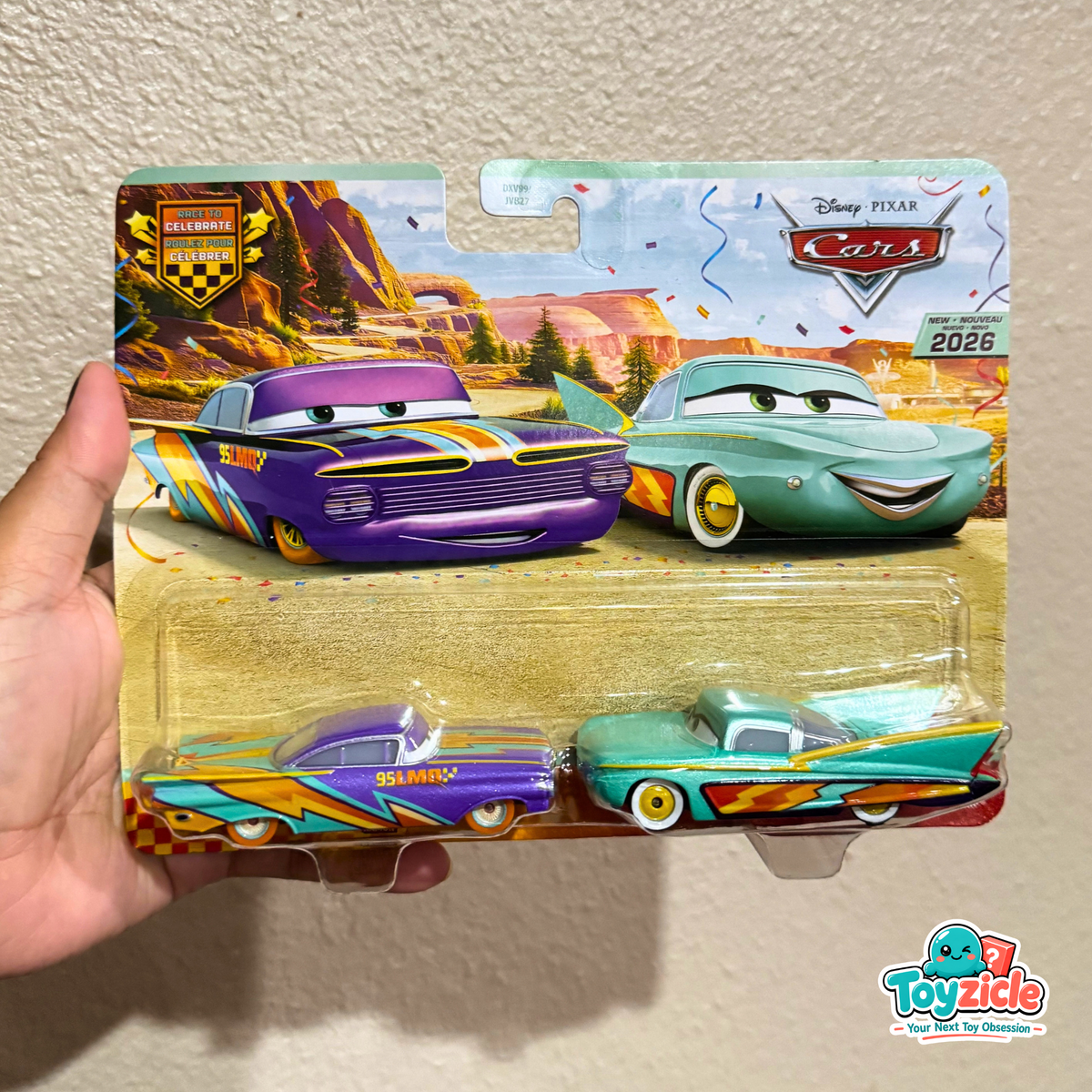 Disney Cars Pixar - Race to Celebrate Ramone & Flo Diecast Car 2026 - 2 Pack