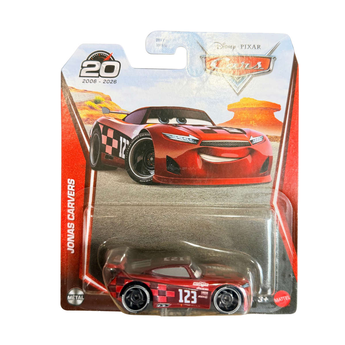 Disney Pixar Cars - 20th Anniversary Jonas Carvers Diecast Car 2026