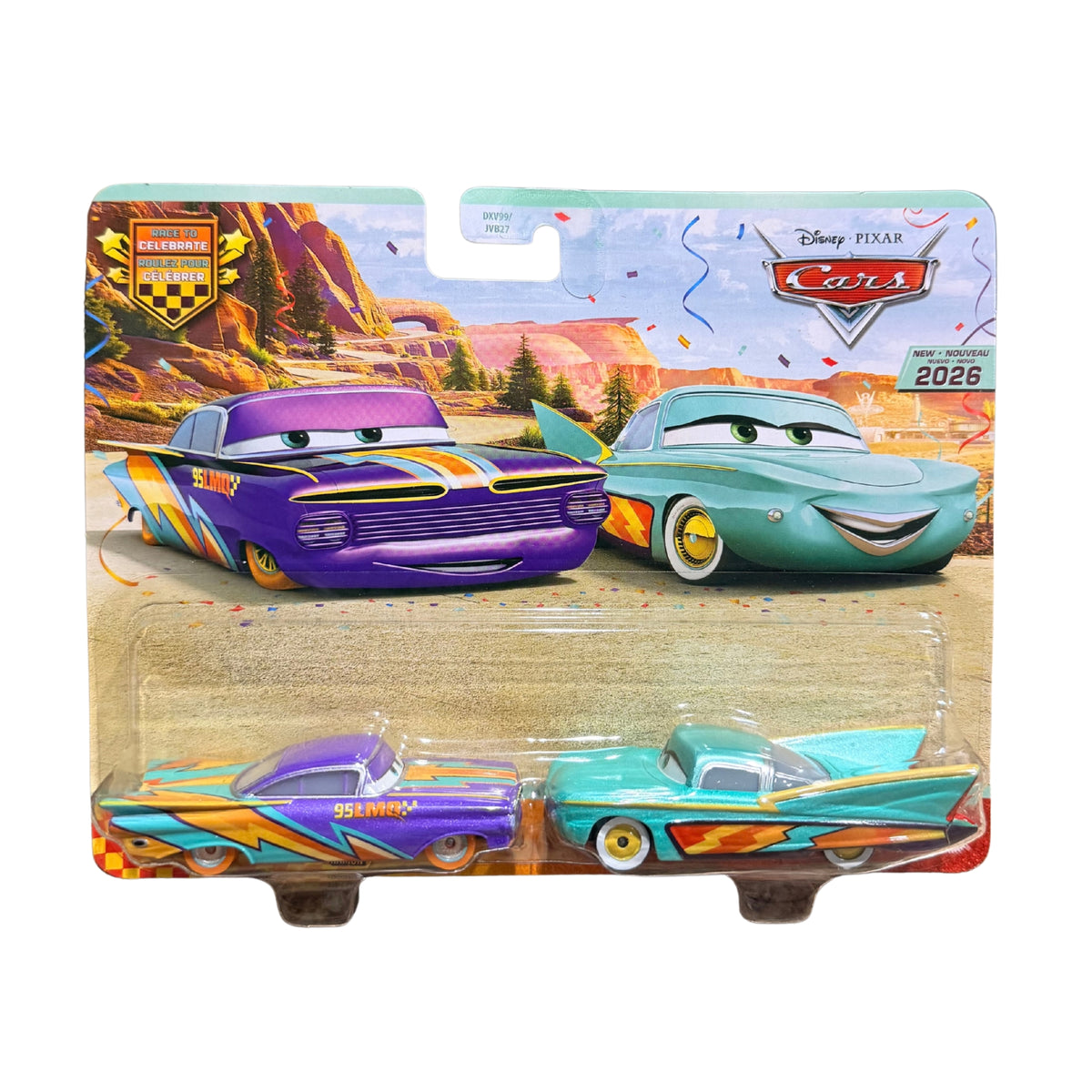 Disney Cars Pixar - Race to Celebrate Ramone & Flo Diecast Car 2026 - 2 Pack